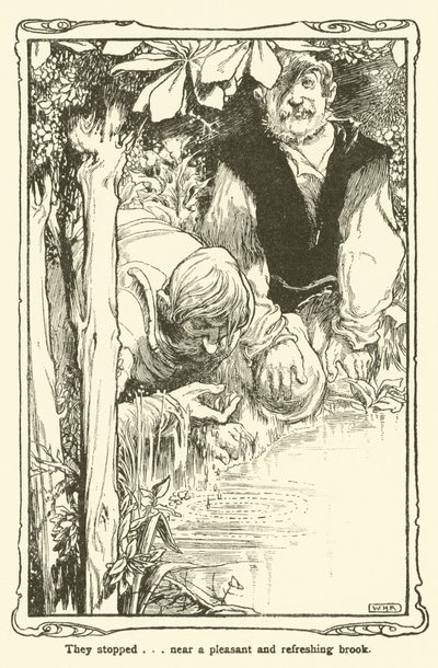 Ilustración para Don Quijote de William Heath Robinson