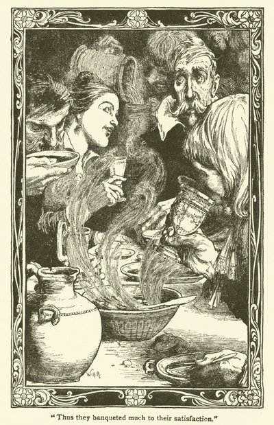 Ilustración para Don Quijote de William Heath Robinson