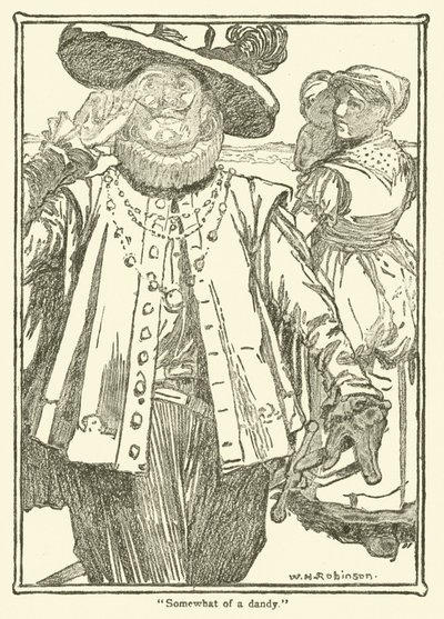 Ilustración para Don Quijote de William Heath Robinson