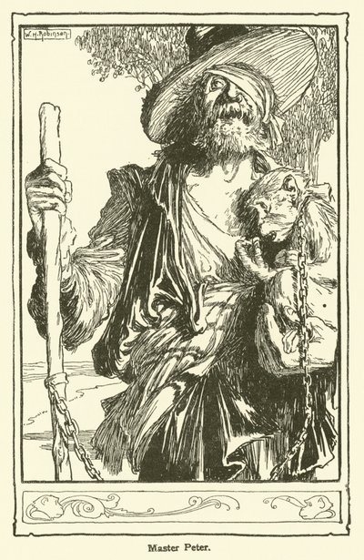 Ilustración de Don Quijote de William Heath Robinson