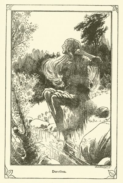 Ilustración para Don Quijote de William Heath Robinson