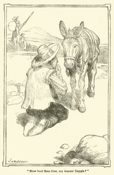 Ilustración para Don Quijote de William Heath Robinson