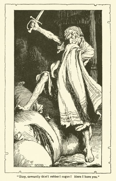 Ilustración de Don Quijote de William Heath Robinson