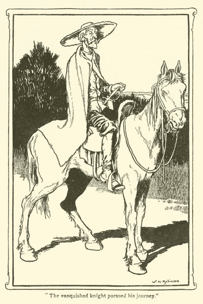 Ilustración de Don Quijote de William Heath Robinson