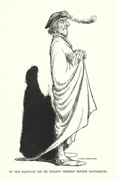 En este equipaje se presentó ante Pantagruel de William Heath Robinson