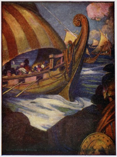 Muchos fueron los héroes que zarparon de Grecia de William Heath Robinson