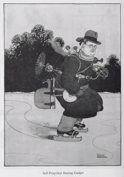 Dispositivo de Patinaje Autopropulsado, ilustración de 
