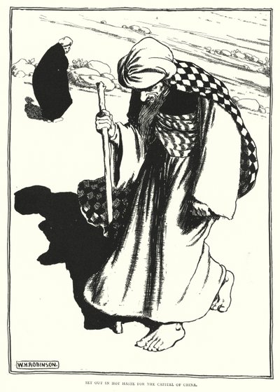 Partió apresuradamente hacia la capital de China de William Heath Robinson