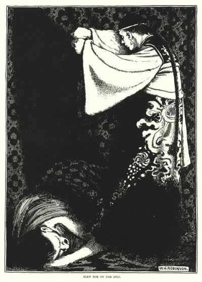 Lo mató en el acto de William Heath Robinson