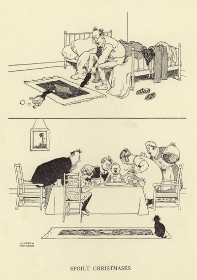Navidades arruinadas de William Heath Robinson
