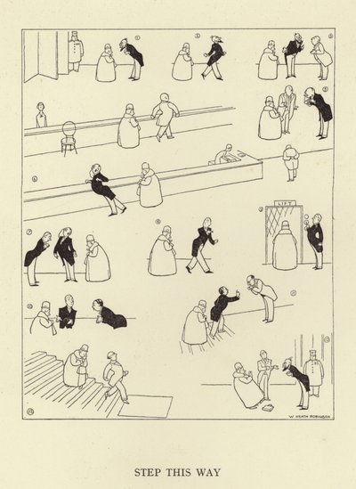 Pase por aquí de William Heath Robinson
