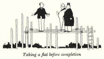 Tomando un piso antes de la finalización de William Heath Robinson