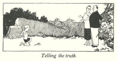 Diciendo la verdad de William Heath Robinson