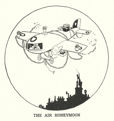 La luna de miel aérea de William Heath Robinson