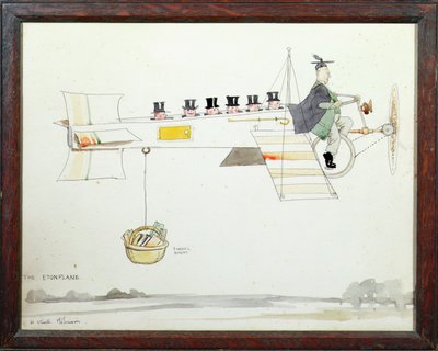 El avión de Eton de William Heath Robinson