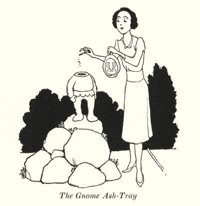 El cenicero del gnomo de William Heath Robinson