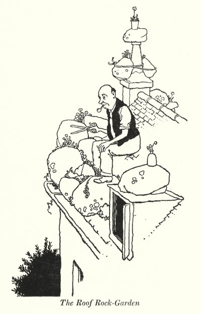 El Jardín de Rocas en el Techo de William Heath Robinson