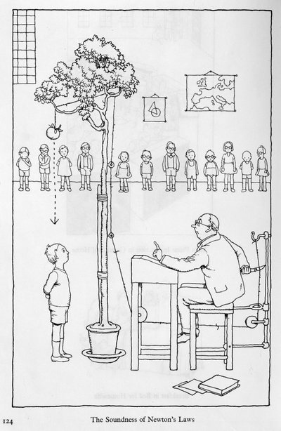 La Solidez de las Leyes de Newton, ilustración de 
