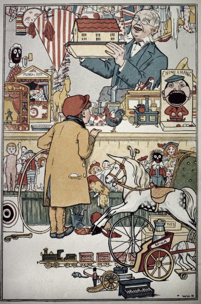 La tienda de juguetes, 1900 de William Heath Robinson