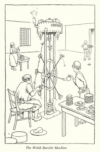 La Máquina de Welsh Rarebit de William Heath Robinson