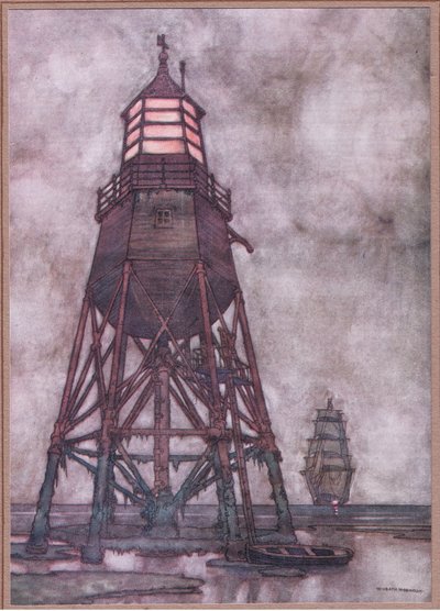 Las luces costeras de Inglaterra de William Heath Robinson