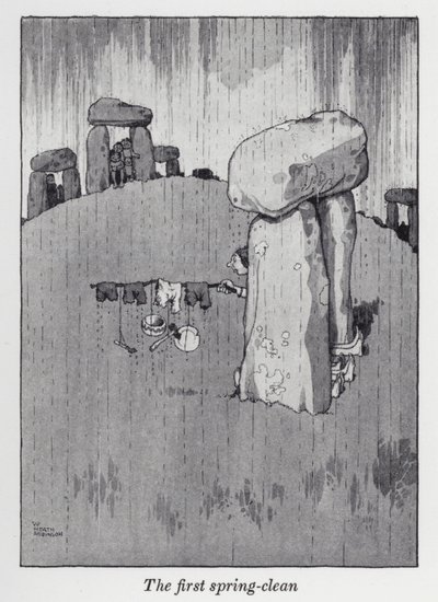 La primera limpieza de primavera de William Heath Robinson