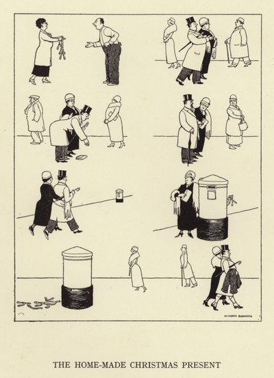 El regalo de Navidad hecho en casa de William Heath Robinson