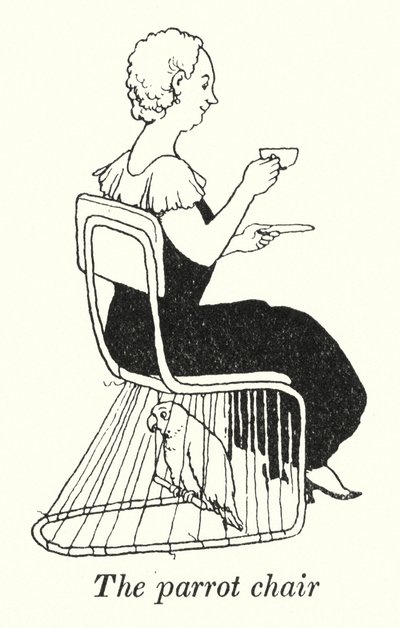 La silla del loro de William Heath Robinson