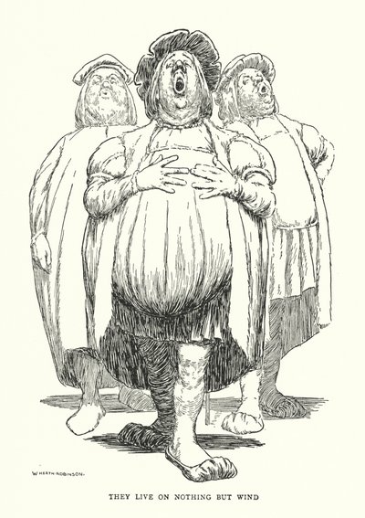 Viven de nada más que viento de William Heath Robinson