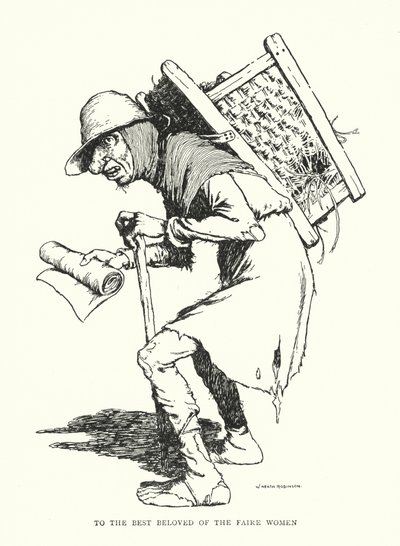 A la más amada de las bellas mujeres de William Heath Robinson