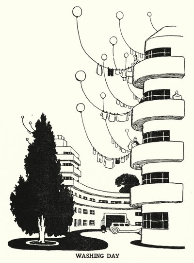 Día de lavado de William Heath Robinson