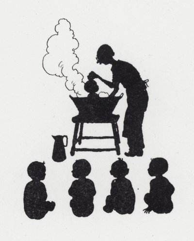 Lavando bebés de William Heath Robinson
