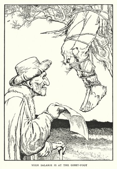 Tu salario está al pie del patíbulo de William Heath Robinson