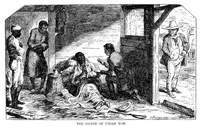La muerte del Tío Tom, de La cabaña del Tío Tom publicada en 1852, 1923 de William Heinemann Ltd
