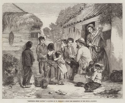 Dibujando de la naturaleza, de la Exposición de la Real Academia de William Hemsley