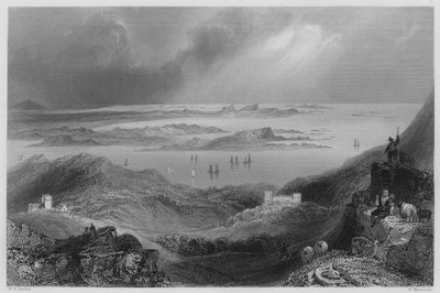 Castillo de Clifden, Connemara (grabado) de William Henry (after) Bartlett
