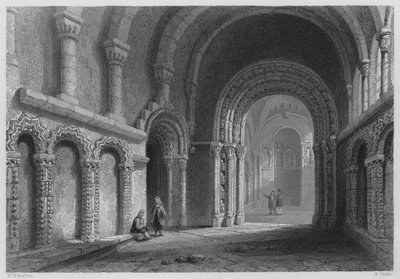 Capilla de Cormac, Cashel (grabado) de William Henry (after) Bartlett