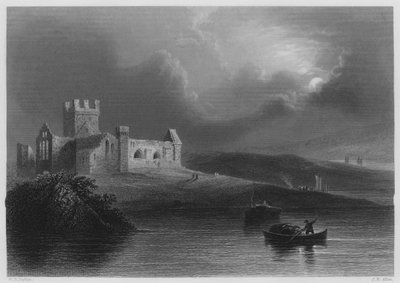 Abadía de Dunbrody (grabado) de William Henry (after) Bartlett