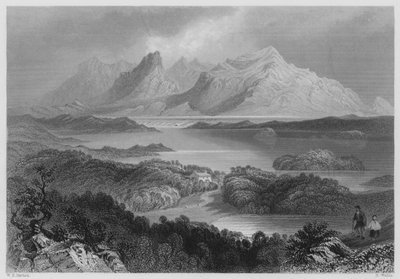 Garromin, Connemara de William Henry (after) Bartlett
