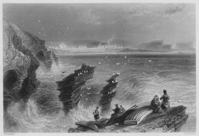 Kilkee, Condado de Clare de William Henry (after) Bartlett