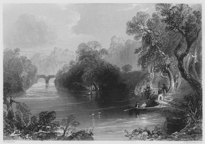 Puente Old Weir, Killarney de William Henry (after) Bartlett