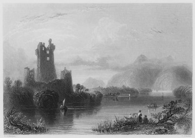 Castillo de Ross, Killarney de William Henry (after) Bartlett
