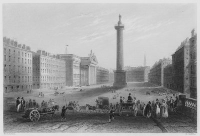 Calle Sackville, Dublín de William Henry (after) Bartlett