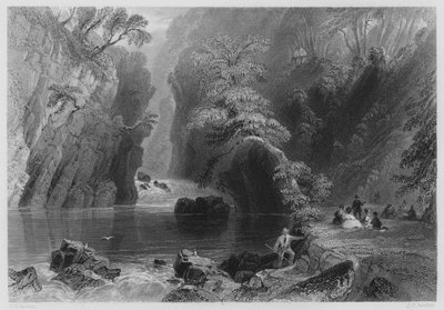 El Dargle (grabado) de William Henry (after) Bartlett