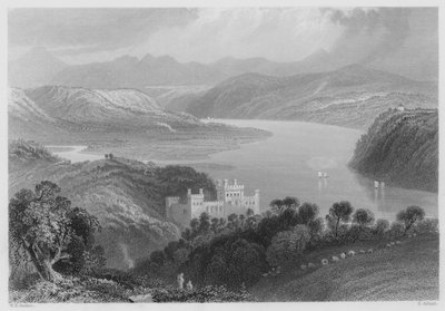 El valle del Blackwater, entre Lismore y Youghall de William Henry (after) Bartlett