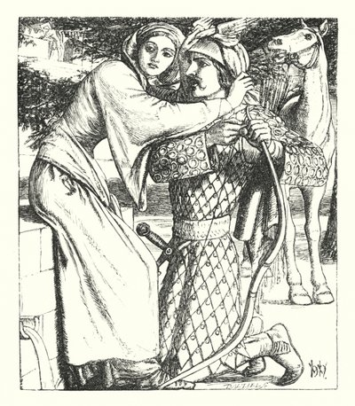 La Balada de Oriana de William Henry (after) Hunt
