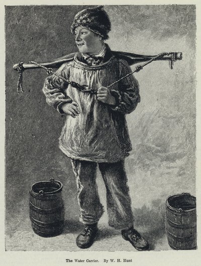 El Portador de Agua de William Henry (after) Hunt