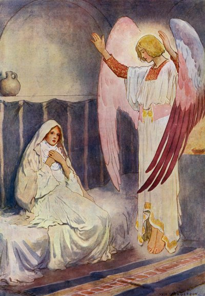 La Anunciación de William Henry (after) Margetson