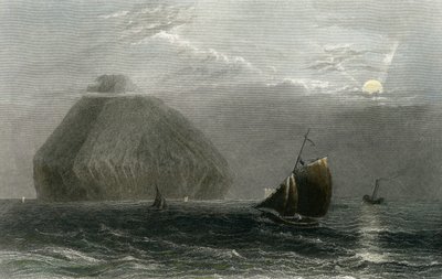 Ailsa Craig, grabado por J. T. Willmore de William Henry Bartlett
