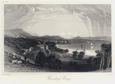 Bahía de Bantry (grabado) de William Henry Bartlett